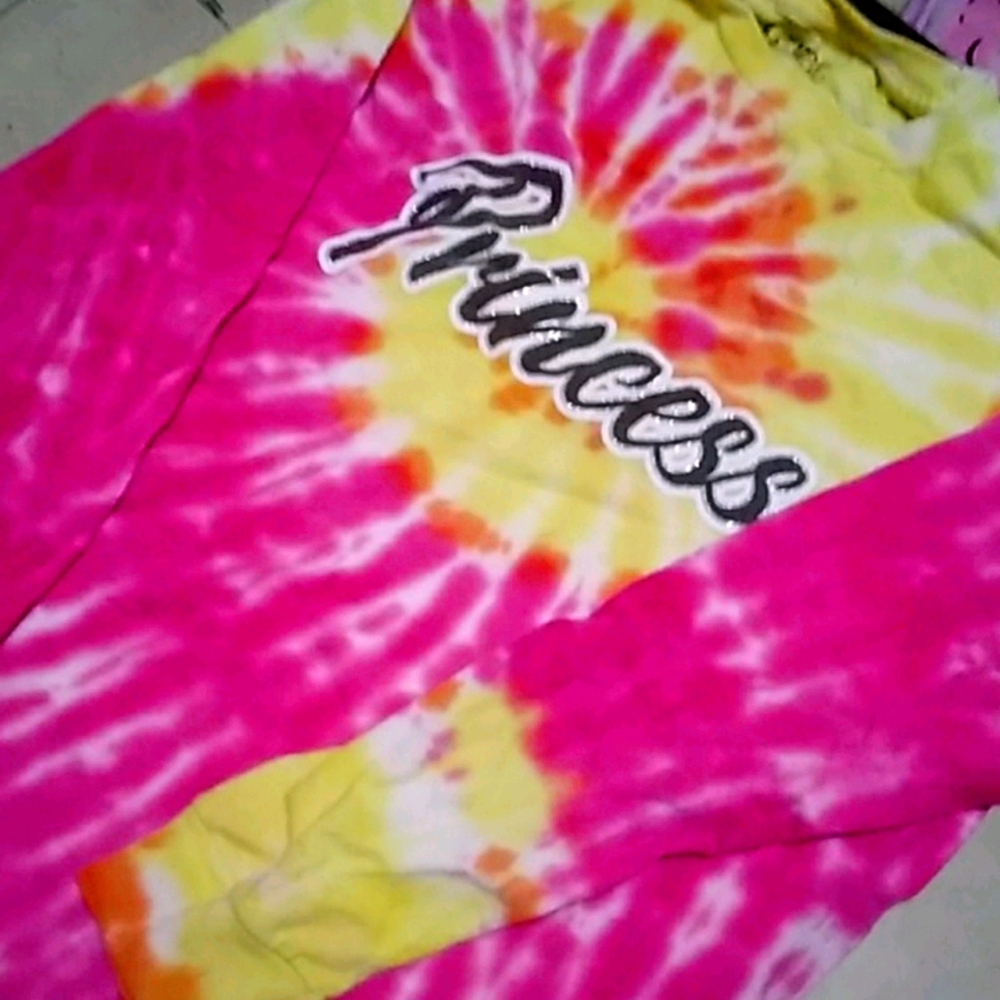 Tie dye girls top size 12